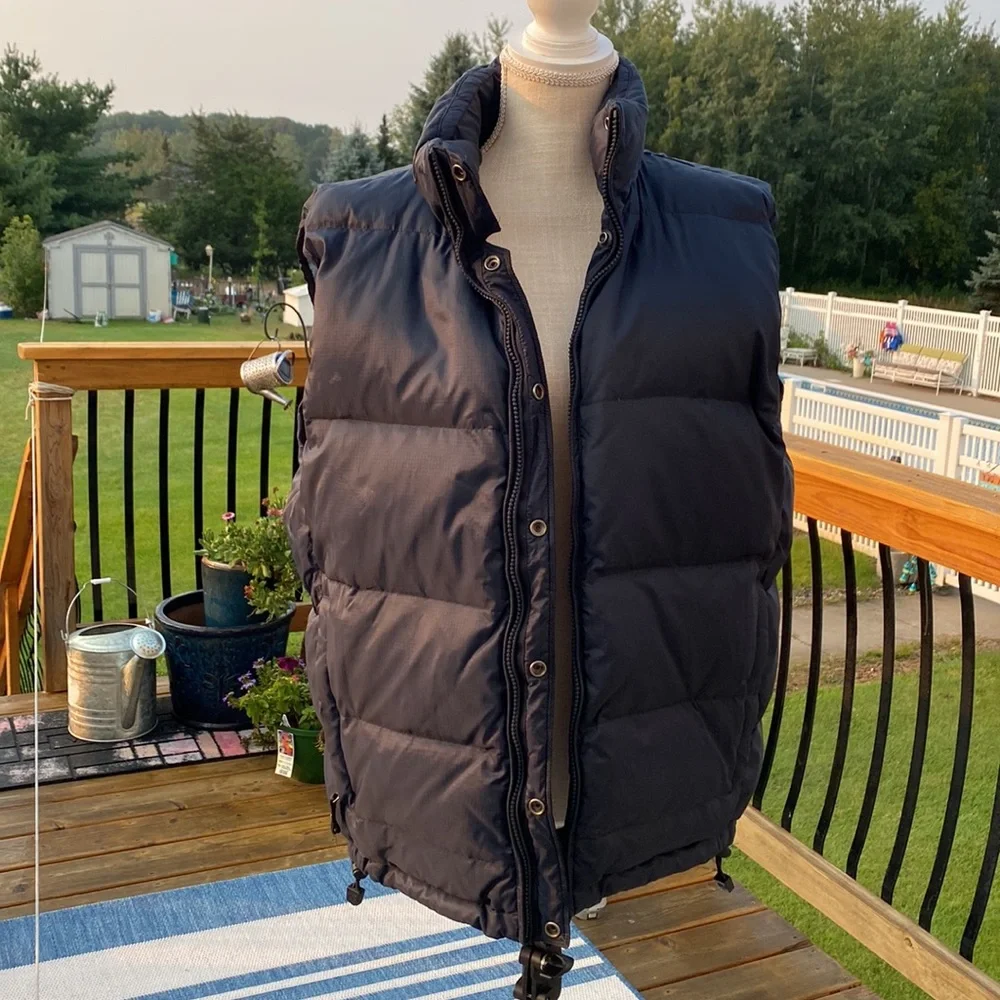 GAP Vintage Mens  Y2K! Reversible Down Vest! Med EUC!original owner! 🔥 - Picture 2 of 15